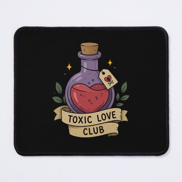 Item preview, Toxic Love Club Potion | Gothic Heart Bottle Aesthetic designed and sold by RidaSalArt.