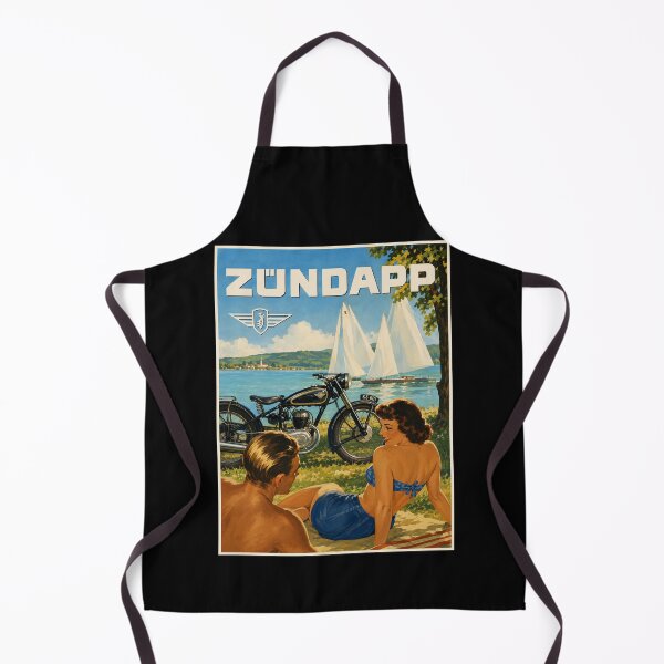Item preview, Vintage Zündapp Motorcycles Poster designed and sold by GoodOldVintage.