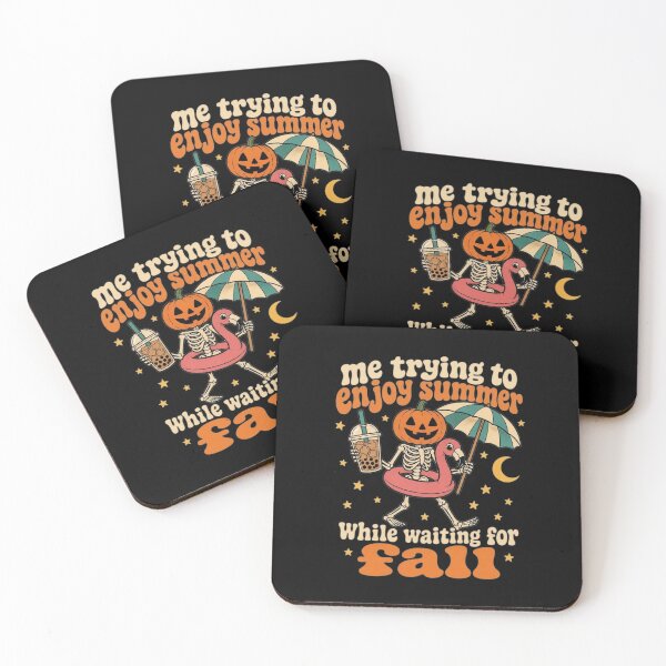 Item preview, Funny Fall Lover Waiting for Autumn Summer Pumpkin Skeleton designed and sold by clothesy7.