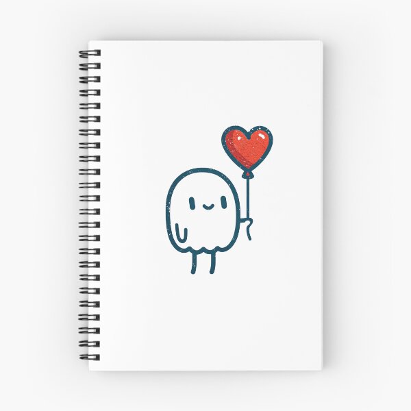 Item preview, Cute Ghost Holding Heart Balloon | Kawaii Love Ghost | Valentine's Day Cute Art designed and sold by Ramona-Gliga.
