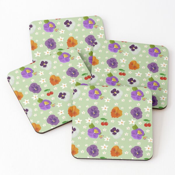 Item preview, Pansy Pattern Seamless designed and sold by Silver  Stone.