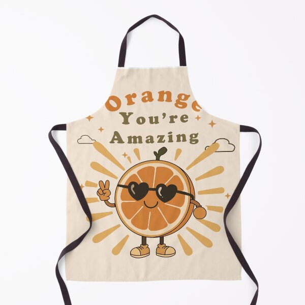 Item preview, Orange You're Amazing / Cute Retro Orange Illustration designed and sold by asterloom.