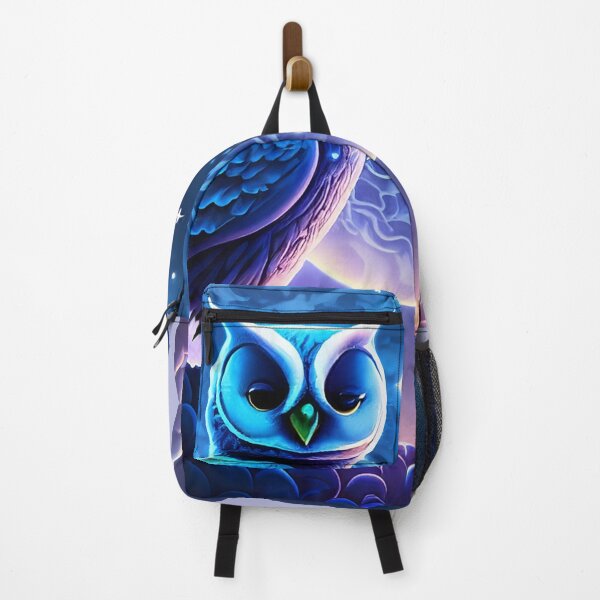 Item preview, Mystical Owl Under the Moon | Celestial Fantasy Night Sky Illustration Variantes designed and sold by TitiaDesign.