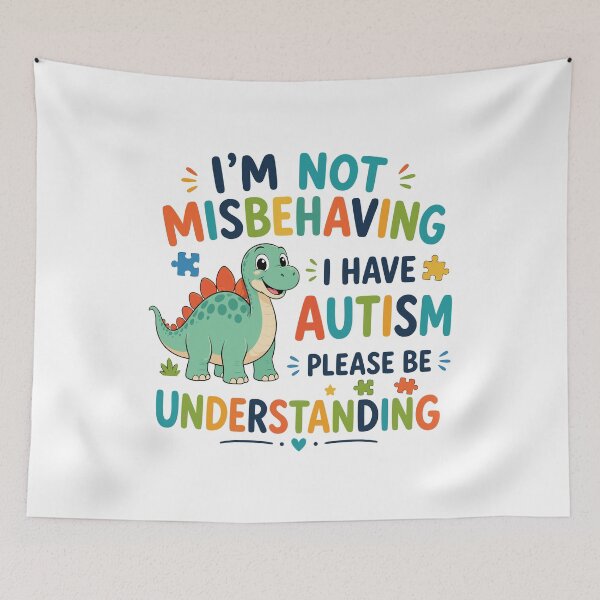 Item preview, I'm not misbehaving I have autism designed and sold by HandicraftArt.