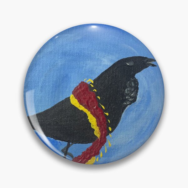 Item preview, Crow With a Scarf designed and sold by KeeleyArts.