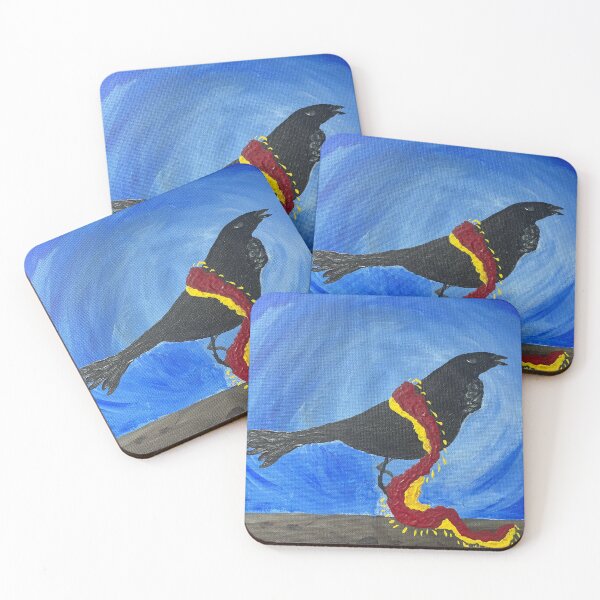 Item preview, Crow With a Scarf designed and sold by KeeleyArts.