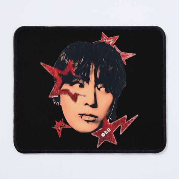 Item preview, BTS Jungkook Arirang Tour Red Stars Graphic designed and sold by DarrinReilly.