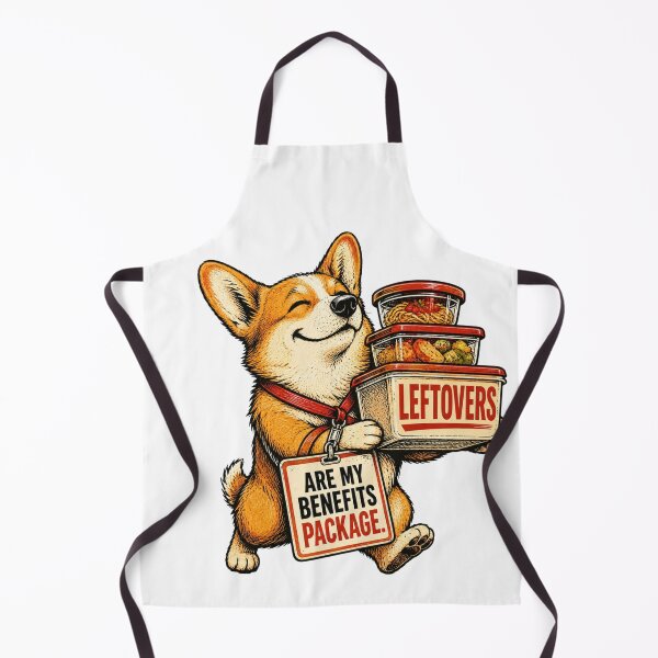 Item preview, Funny Corgi Leftovers Workplace Humor designed and sold by Gentlestate.