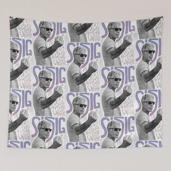 Item preview, Anthony Bourdain on Sisig designed and sold by shopnojams.