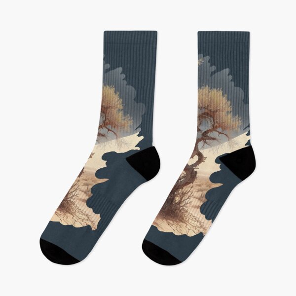 Item preview, A solitary plant in the desert - 1 designed and sold by Universe-of-Merch.