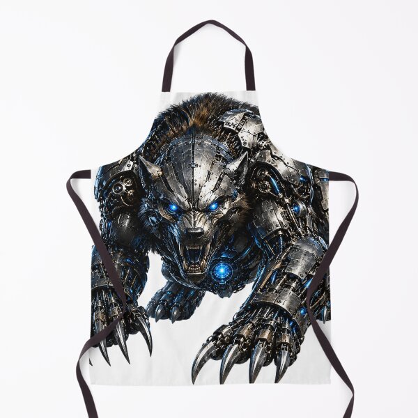 Item preview, Steel Wolverine V5 – Industrial Cyber Wolverine | Mechanical Beast Metal Art designed and sold by SteelCoat Studio.