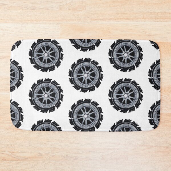 Item preview, Chrome Mag Wheel 5 Lug Custom Car Rim Gear Head Art designed and sold by Jason Girard.