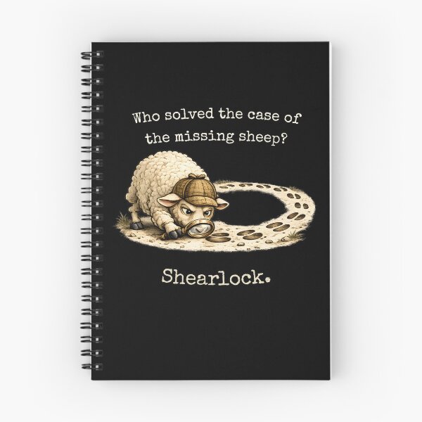 Item preview, Shearlock – Funny Sheep Detective Dad Joke designed and sold by PuniverseDesign.