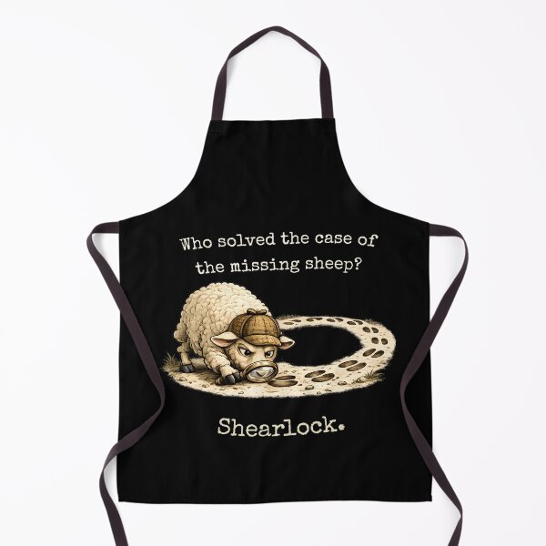 Item preview, Shearlock – Funny Sheep Detective Dad Joke designed and sold by PuniverseDesign.