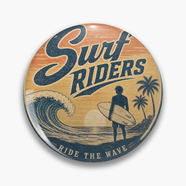 Item preview, Surf Riders – Vintage Surf Club Logo Design designed and sold by Jandedan.