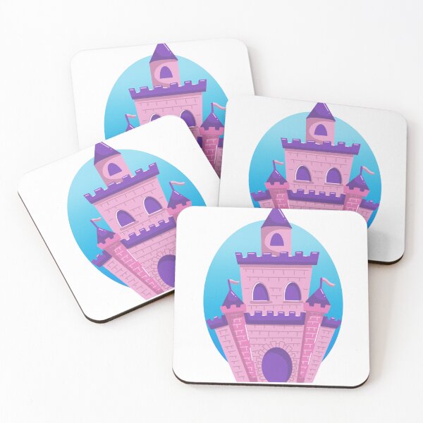 Item preview, Pink Fairy Castle designed and sold by LeisuretimeArt.