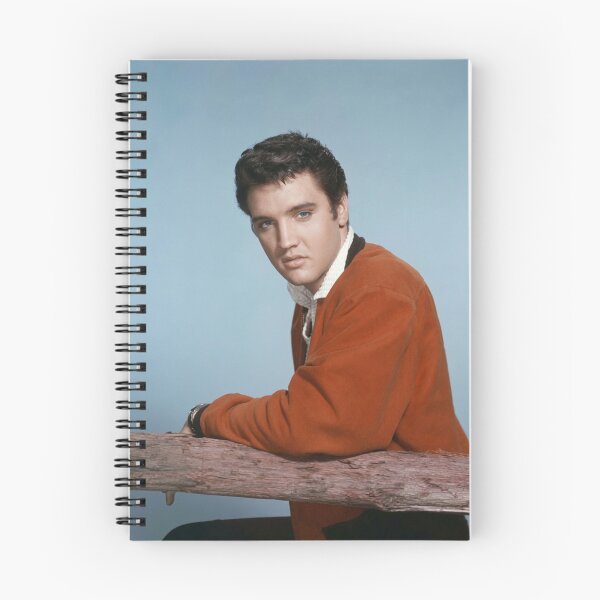 Item preview, Elvis Presley Vintage Portrait - Orange Jacket and Rustic Wooden Fence designed and sold by ElvisVintagePosters.