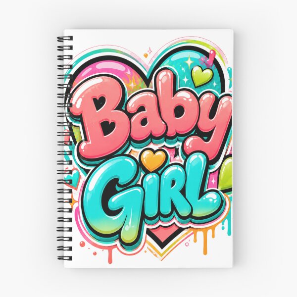 Item preview, Baby Girl with bubble gum colors designed and sold by Sendgoodvibes.