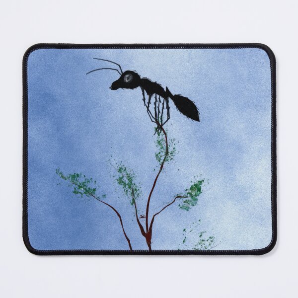 Item preview, Ant on a Plant Mixed Media Insect Nature Art designed and sold by Jason Girard.