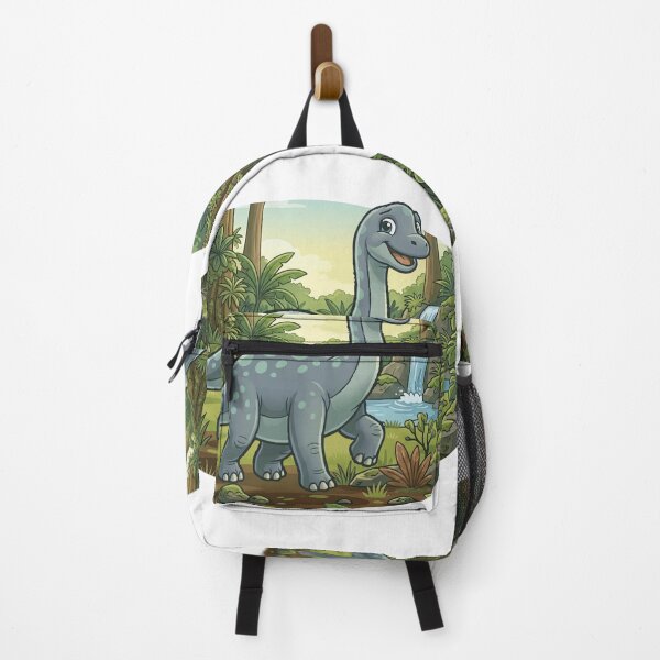 Item preview, Cute Baby Brachiosaurus in the Secret Jungle designed and sold by Razillos.
