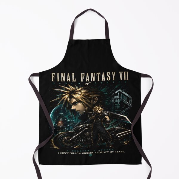 Item preview, Final Fantasy VII Cloud Strife - FF7 Epic Motorcycle- Buster Sword Warrior- Aesthetic Design designed and sold by Trinidesigns123.