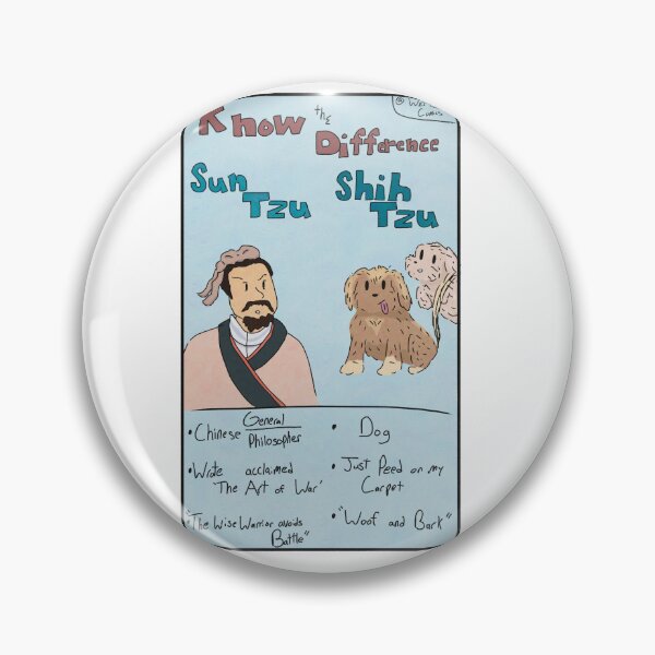 Item preview, Shih Tzu or Sun Tzu? designed and sold by WetTowelComics.