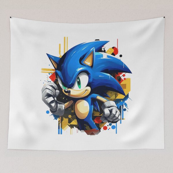 Aperçu de l'œuvre Art - Dessin animé classique de Sonic créée et vendue par JohnyOcon02.