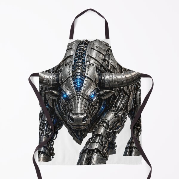 Item preview, Steel Buffalo V5 – Cybernetic Mecha Buffalo | Industrial Robot Beast | Futuristic Steel Animal designed and sold by SteelCoat Studio.