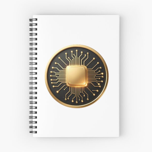 Item preview, Golden Circuit | Luxury Technology Symbol | Futuristic Microchip Emblem designed and sold by simaso.