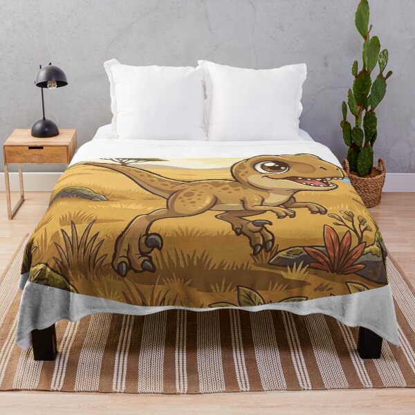 Item preview, Aesthetic Baby Velociraptor Savanna Sticker designed and sold by Razillos.