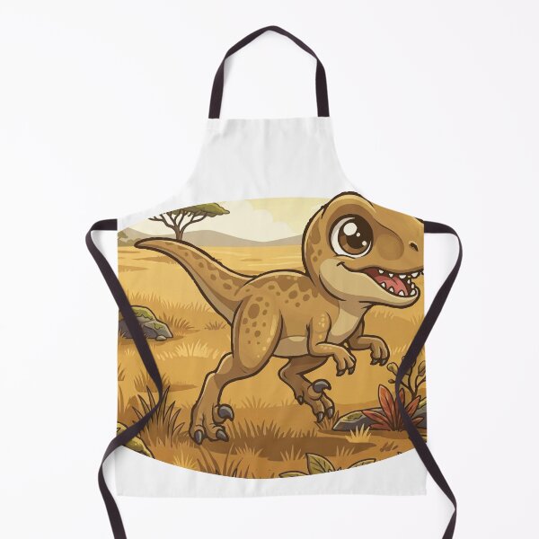 Item preview, Aesthetic Baby Velociraptor Savanna Sticker designed and sold by Razillos.