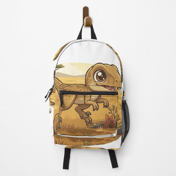 Item preview, Aesthetic Baby Velociraptor Savanna Sticker designed and sold by Razillos.