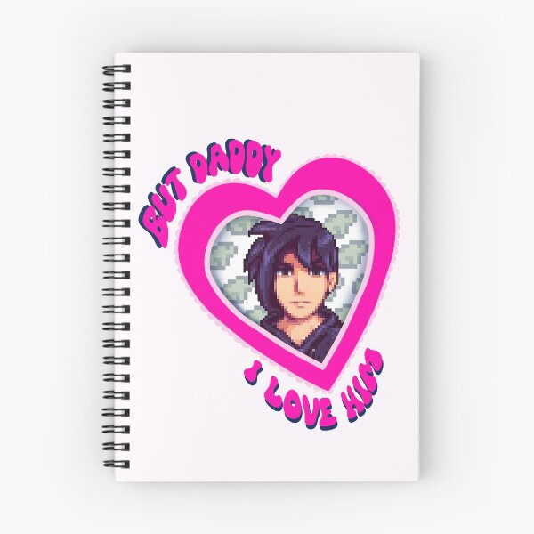 Item preview, Stardew Valley Sebastian But Daddy I Love Him Heart designed and sold by letizzart designs.