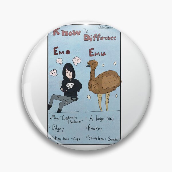 Item preview, Emo or Emu? designed and sold by WetTowelComics.