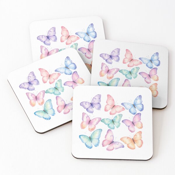 Item preview, Pastel Butterflies designed and sold by Whimsy Petal and Co..