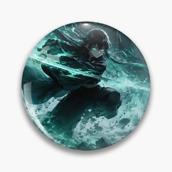 Item preview, Mystic Mist Swordsman | Ethereal Anime Fantasy Digital Art designed and sold by Dyan4.