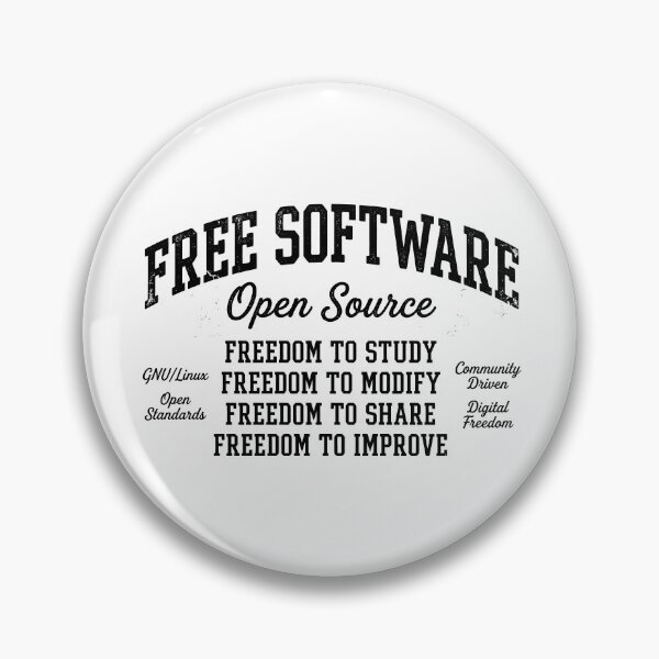 Item preview, Vintage Free Software Open Source designed and sold by BrunoLinuxArt.