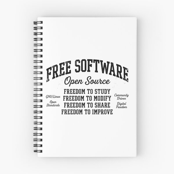 Item preview, Vintage Free Software Open Source designed and sold by BrunoLinuxArt.