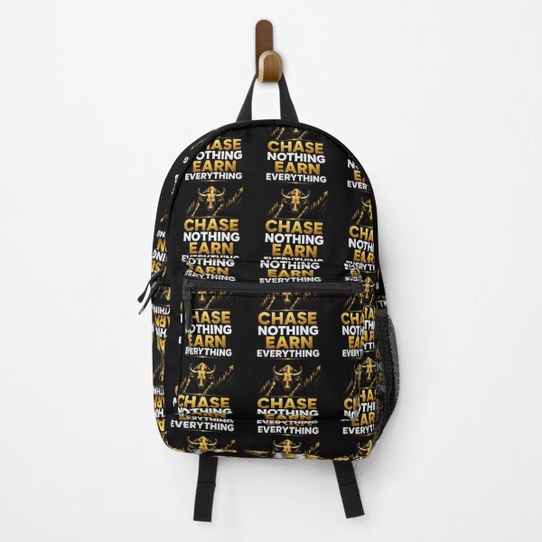 Item preview, Chase Nothing Earn Everything Trading Motivation Quote designed and sold by PipForgeStudio .