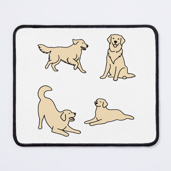 Item preview, ​Simple Graphic Golden Retriever Sticker Sheet  designed and sold by SatyaYug.