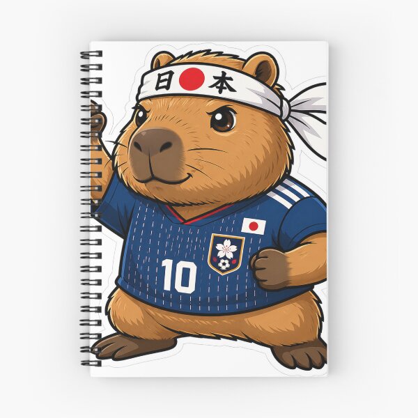 Item preview, Japan Capybara World Cup Soccer Fan designed and sold by denybz.