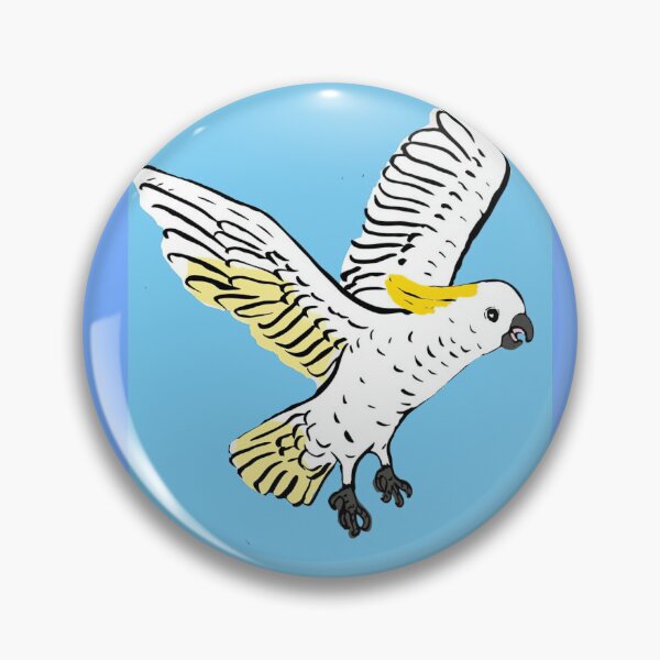 Item preview, Flying Cockatoo painting  designed and sold by Fayes4Art.