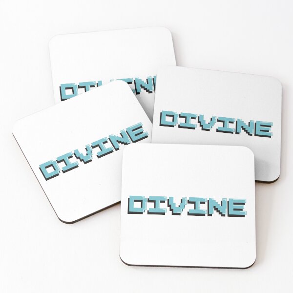 Item preview, Divine Gaming Quote Pixel Art Decal designed and sold by alexmaushaus.