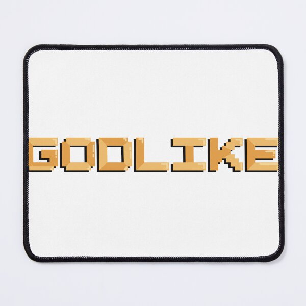 Item preview, Godlike Gaming Quote Pixel Art Decal designed and sold by alexmaushaus.