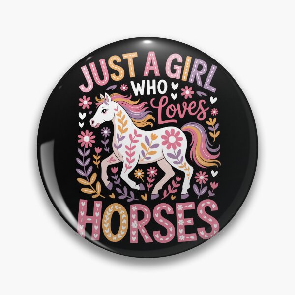 Item preview, Just a Girl Who Loves Horses designed and sold by jkrphoto.