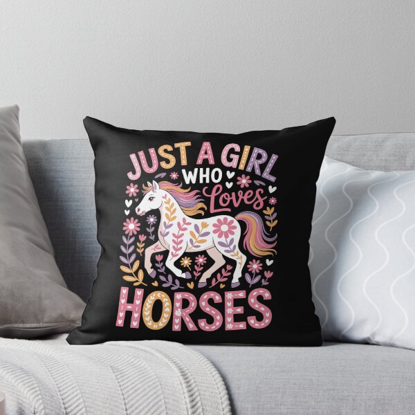 Item preview, Just a Girl Who Loves Horses designed and sold by jkrphoto.