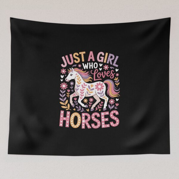 Item preview, Just a Girl Who Loves Horses designed and sold by jkrphoto.