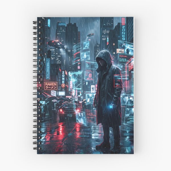 Item preview, Ninja Cyberpunk Fantasy RPG Sci Fi Art designed and sold by ART ATTACK ZONE.