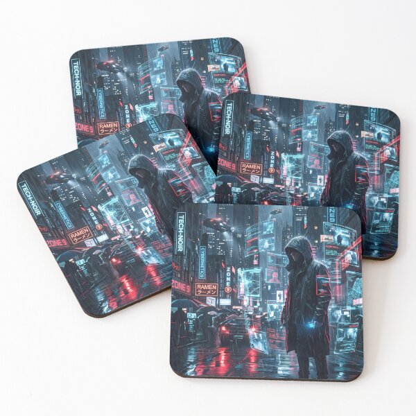 Item preview, Ninja Cyberpunk Fantasy RPG Sci Fi Art designed and sold by ART ATTACK ZONE.