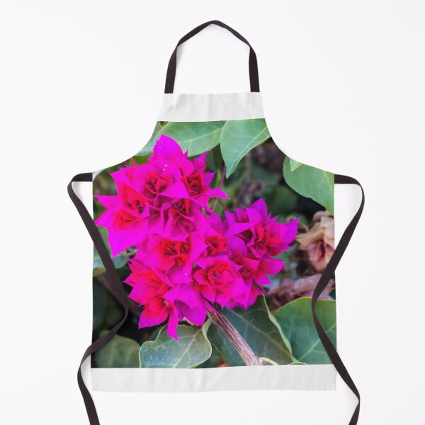 Item preview, Vibrant Pink Bougainvillea Flowers Among Green Leaves On A Tropical Garden Vine designed and sold by Nmallia.